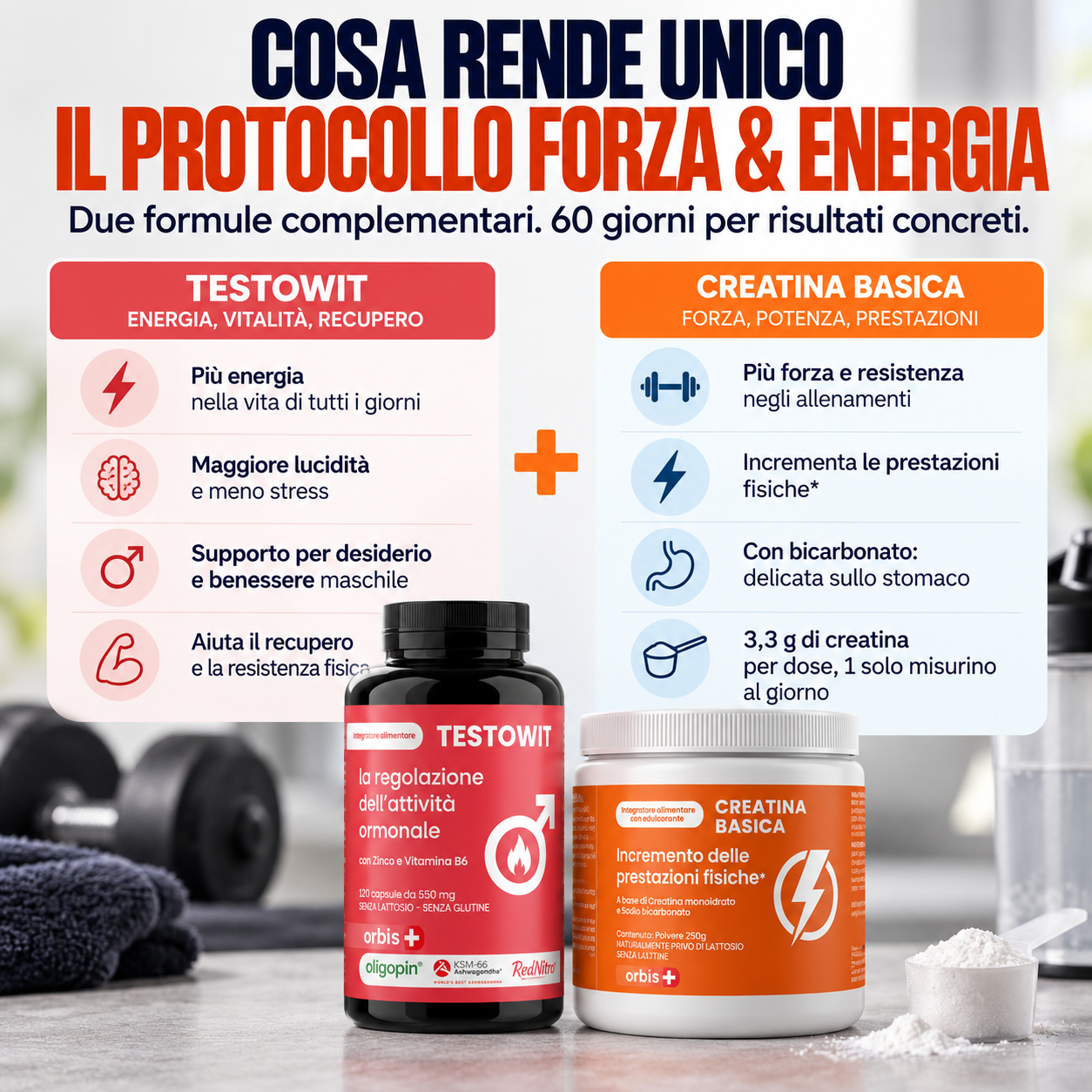 Protocollo Forza & Energia — 1+1 GRATIS 🎁 ORBIS Lifestyle