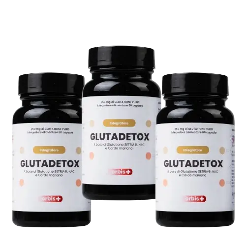 GLUTADETOX - Glutatione Setria® Puro con NAC (60 capsule) - ORBIS Lifestyle