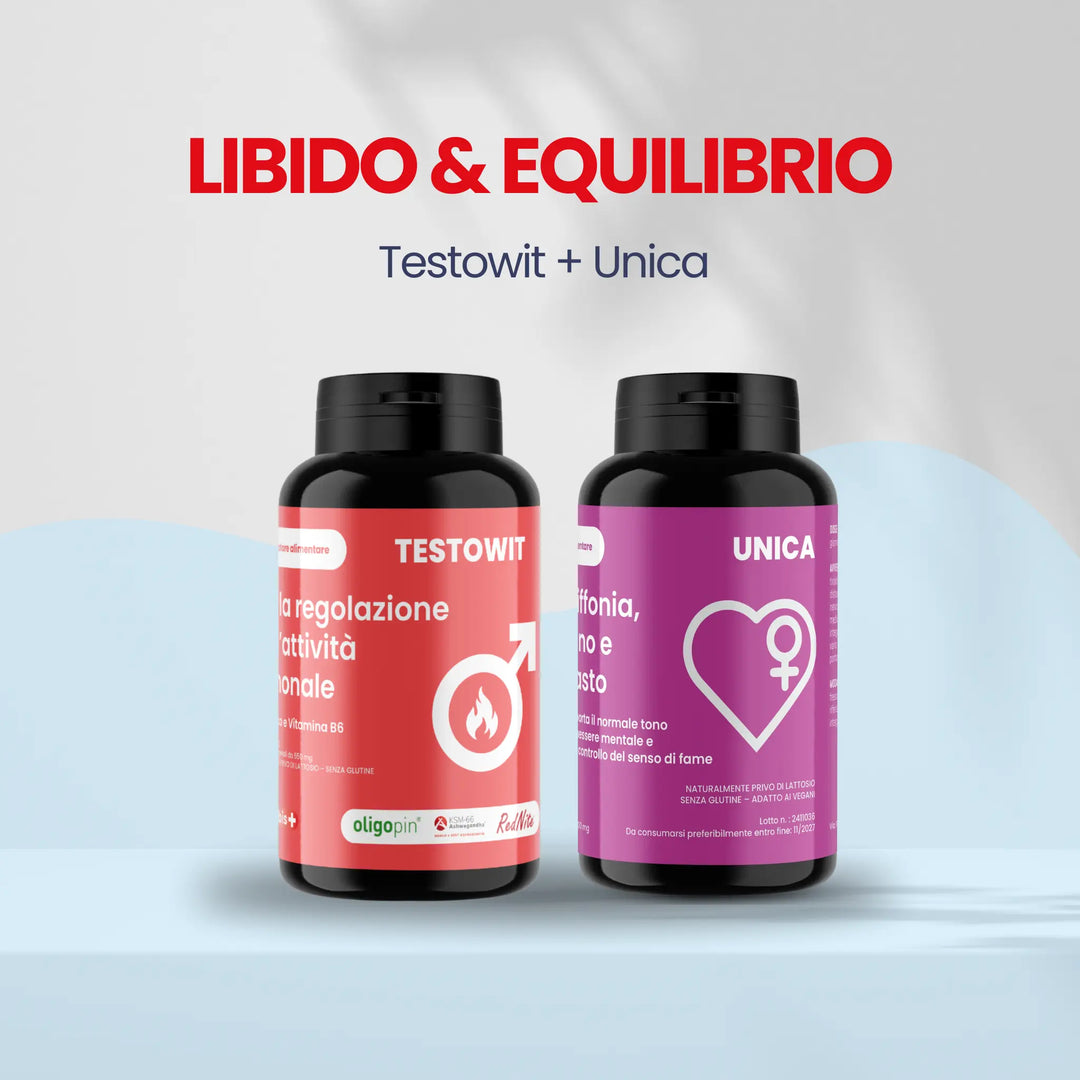 ✨ LIBIDO & EQUILIBRIO: 1x TESTOWIT + 1x UNICA 🧠💆♀️🌿 - ORBIS Lifestyle