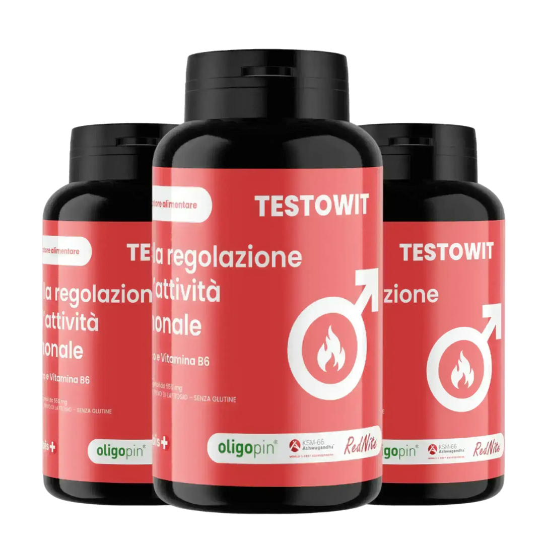 TESTOWIT - Regolazione ormonale 120 cps - 3x2 - ORBIS Lifestyle