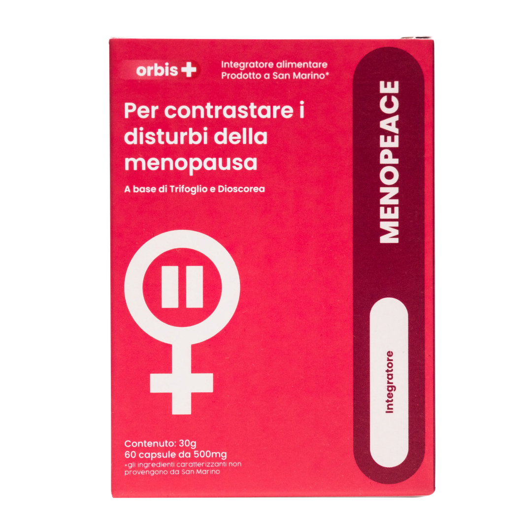 MENOPEACE - Per i Disturbi della Menopausa (60 capsule) - ORBIS Lifestyle