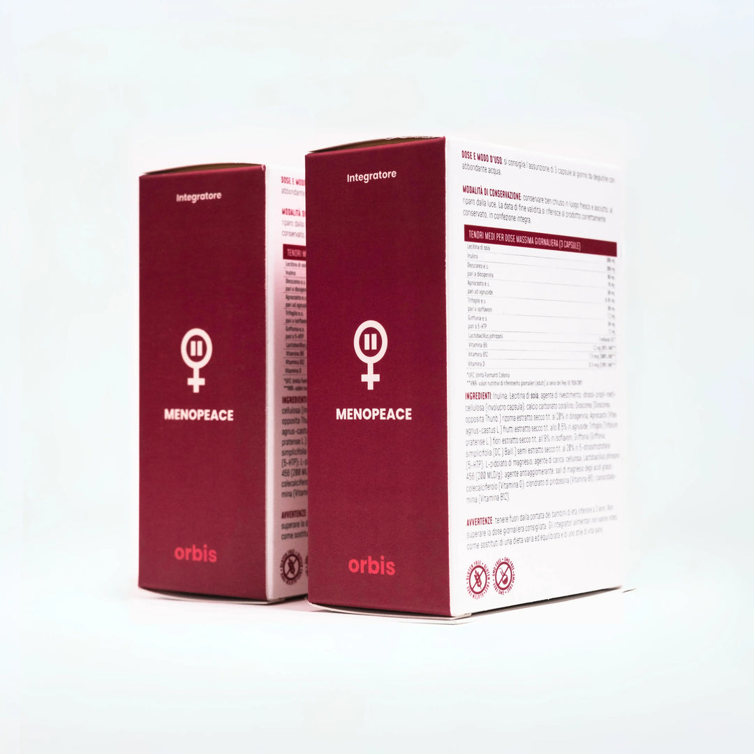 MENOPEACE - Per i Disturbi della Menopausa (60 capsule) - ORBIS Lifestyle