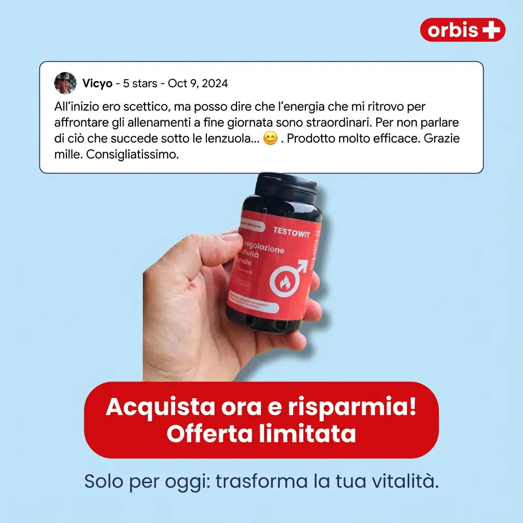 💪⚡ PROTOCOLLO ALPHA - Formula Testo + Neuro! ⚡🧠 ORBIS Lifestyle