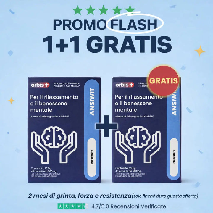 ANSIWIT - Relax e sonno 45 cps - 2x1 ORBIS Lifestyle