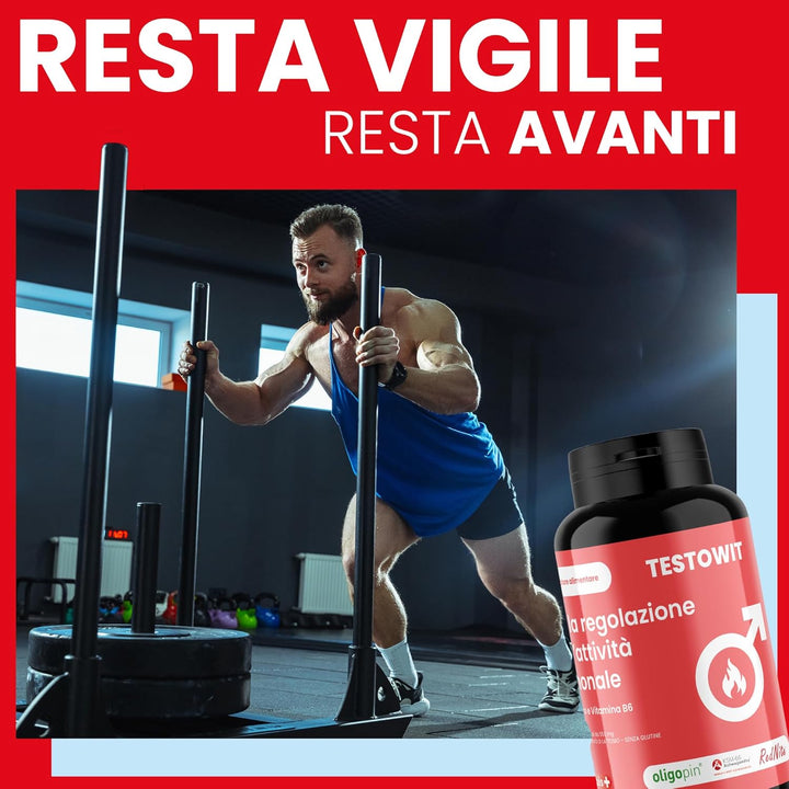 TESTOWIT - Regolazione ormonale 120 cps - 2x1 - ORBIS Lifestyle