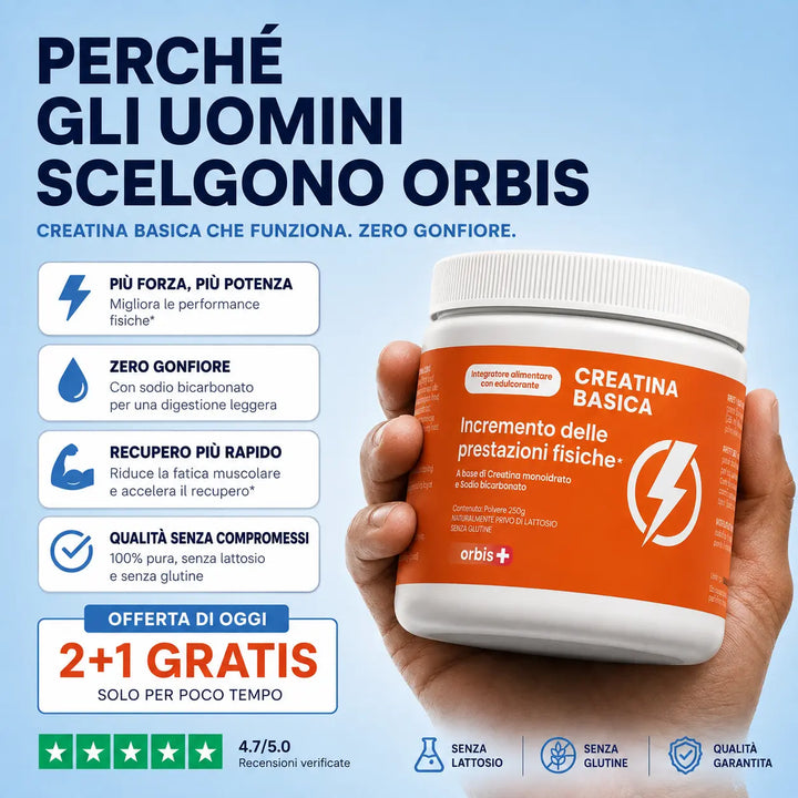 NOVITÀ!❤️‍🔥 Creatina Basica (250g). La prima CREATINA + BICARBONATO 🔥 ORBIS Lifestyle