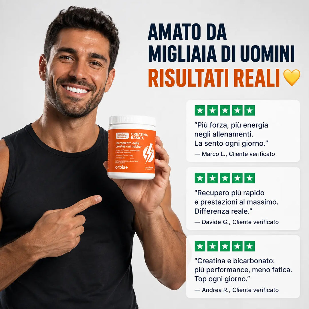 NOVITÀ!❤️‍🔥 Creatina Basica (250g). La prima CREATINA + BICARBONATO 🔥 ORBIS Lifestyle