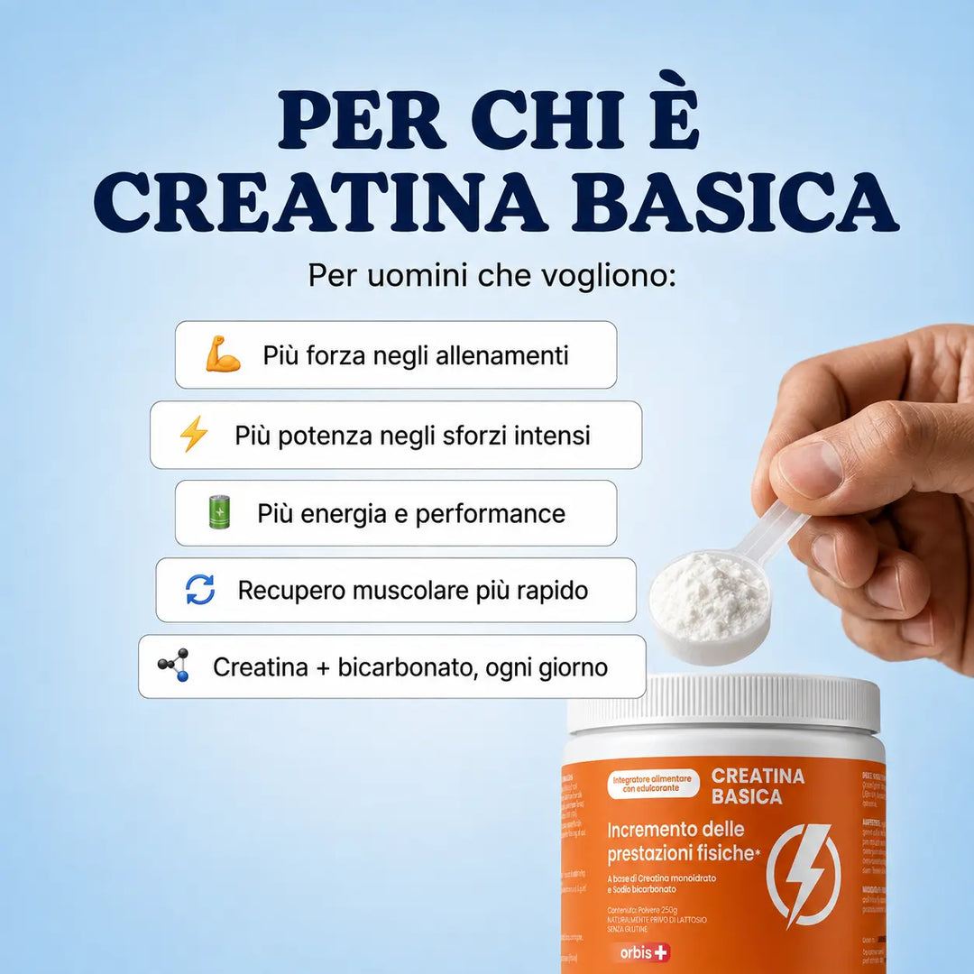 NOVITÀ!❤️‍🔥 Creatina Basica (250g). La prima CREATINA + BICARBONATO 🔥 ORBIS Lifestyle