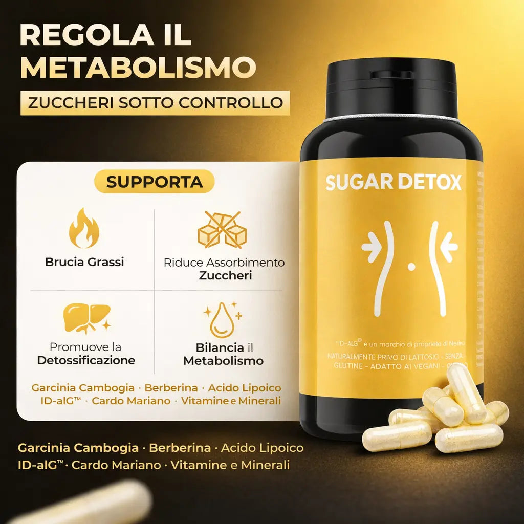 SUGAR DETOX - Integratore per l'Equilibrio del Peso Corporeo (120 cps) NEW PROMO! ORBIS Lifestyle