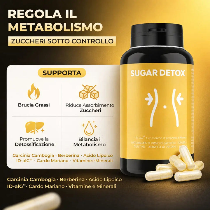 SUGAR DETOX - Integratore per l'Equilibrio del Peso Corporeo (120 cps) NEW PROMO! ORBIS Lifestyle