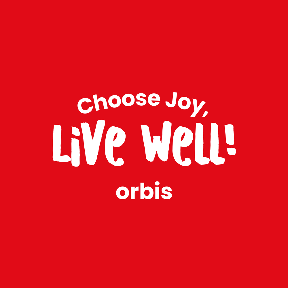 T-Shirt orbis+ "Choose Joy, Live Well!" 👕✨ - ORBIS Lifestyle