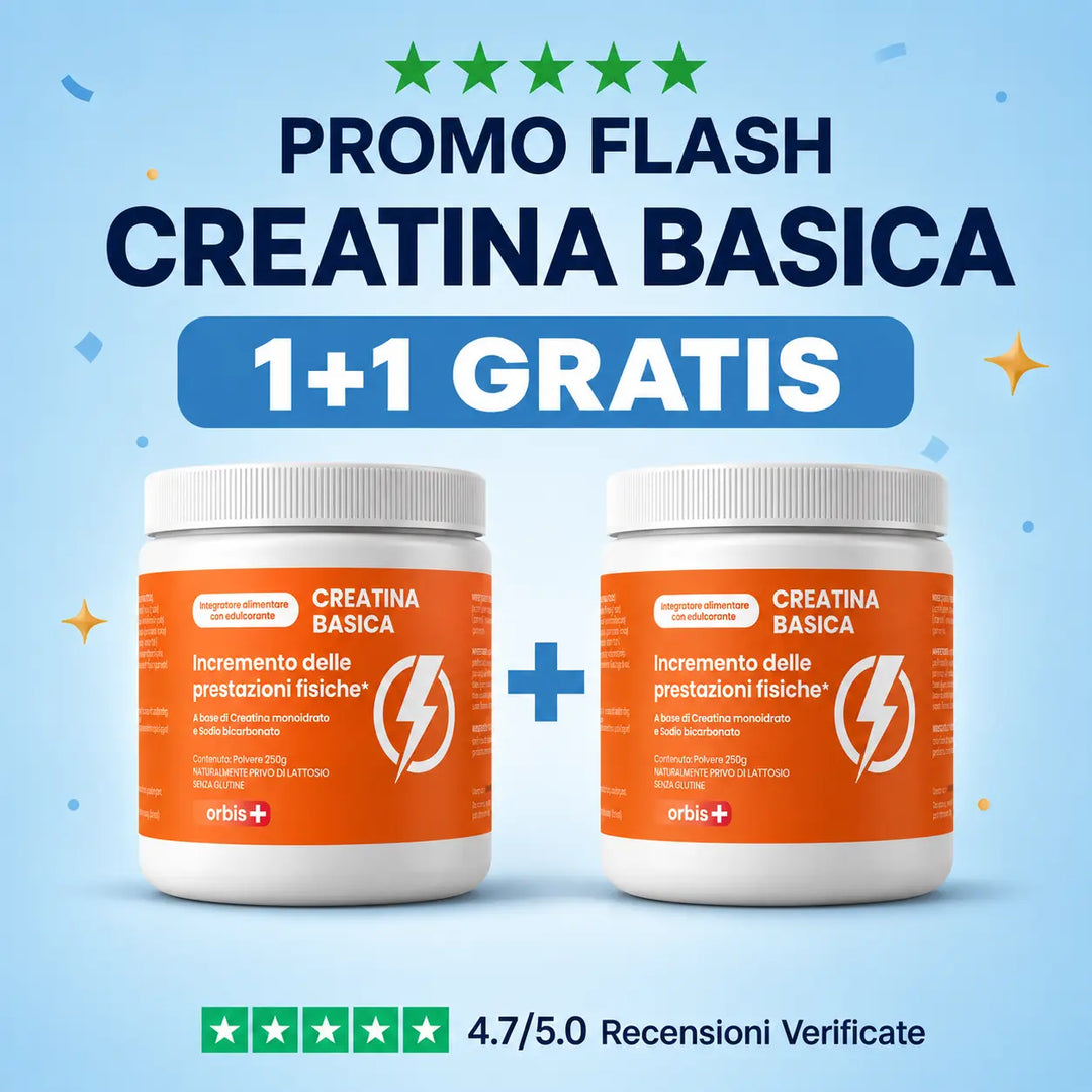 2x1 ❤️‍🔥 Creatina Basica (250g). La prima creatina con bicarbonato che non ti gonfia. (Copy) ORBIS Lifestyle