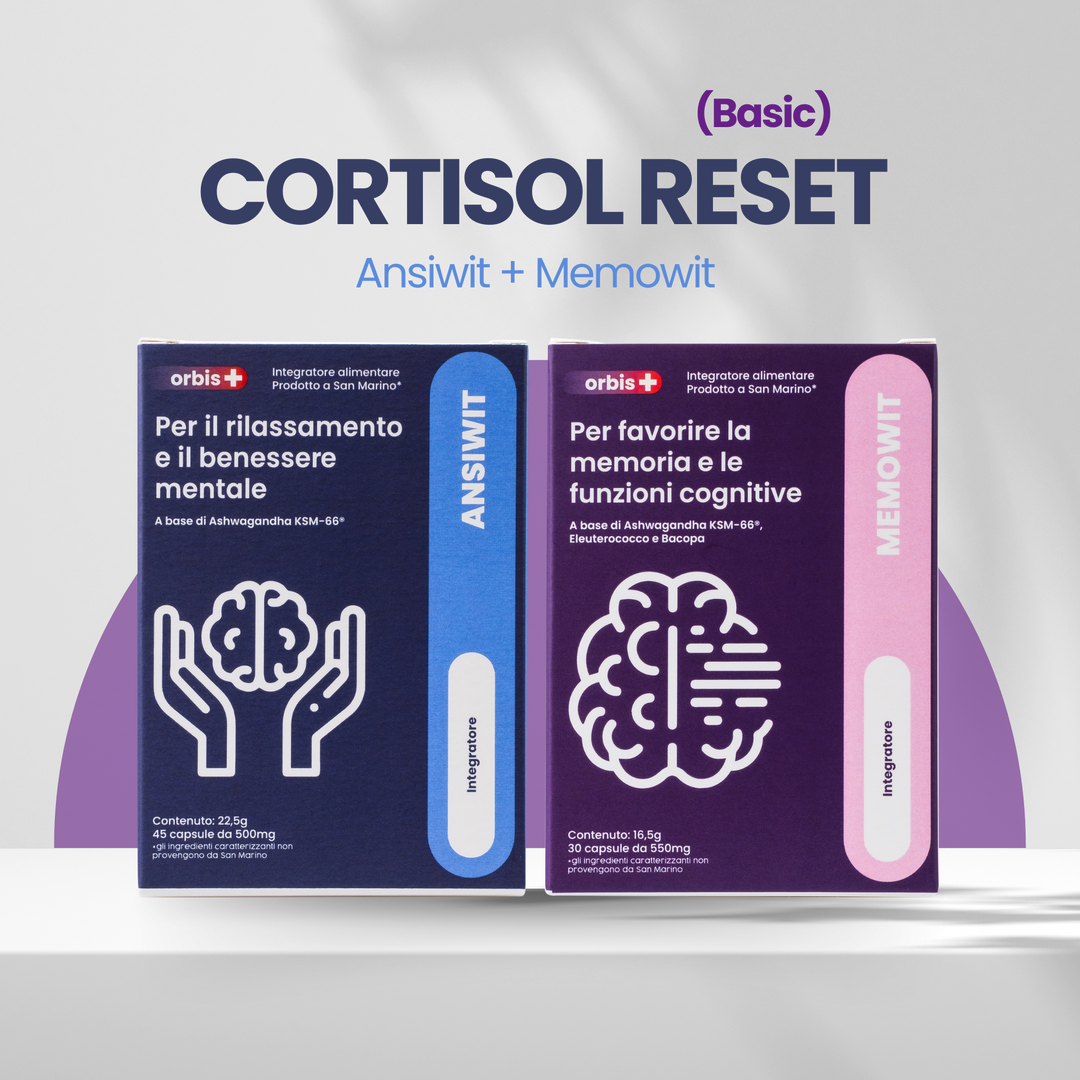 🌿 CORTISOL RESET (basic): 2x ANSIWIT + 3x MEMOWIT - ORBIS Lifestyle