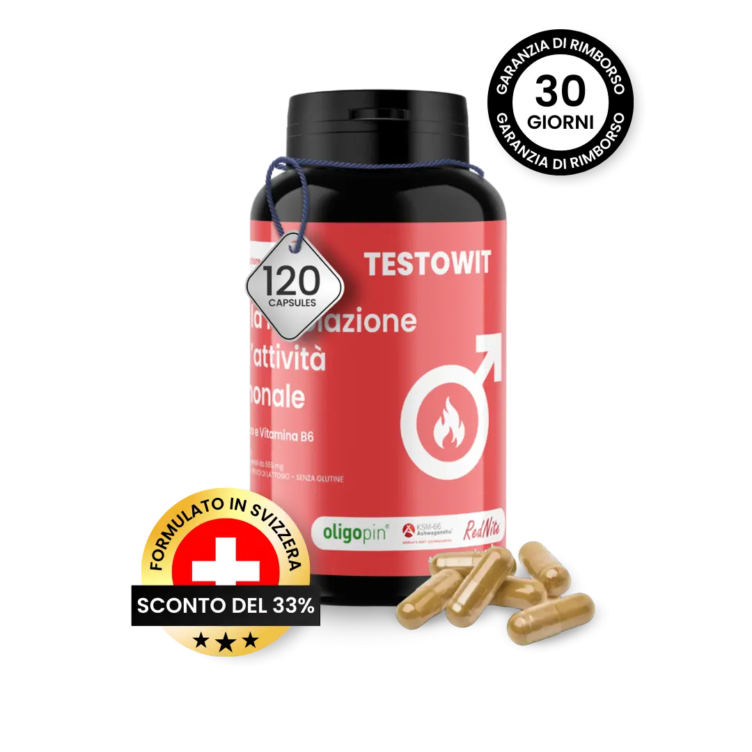 TESTOWIT - Regolazione ormonale 120 cps NEW PROMO! ORBIS Lifestyle