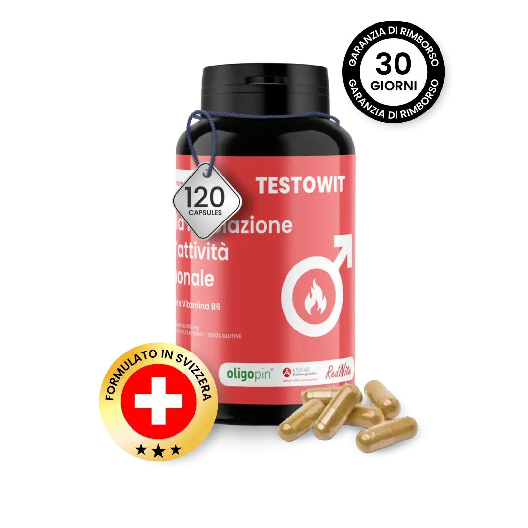TESTOWIT - Regolazione ormonale 120 cps NEW! PROMO SETTEMBRE 2+1 ORBIS Lifestyle