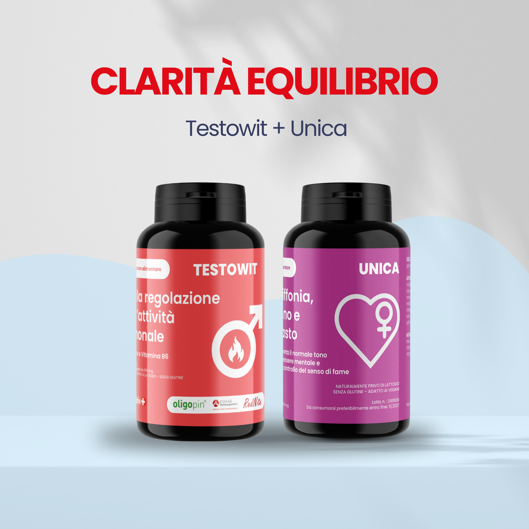 ✨ CLARITÀ & EQUILIBRIO: 1x TESTOWIT + 1x UNICA🧠💆‍♂️🌿