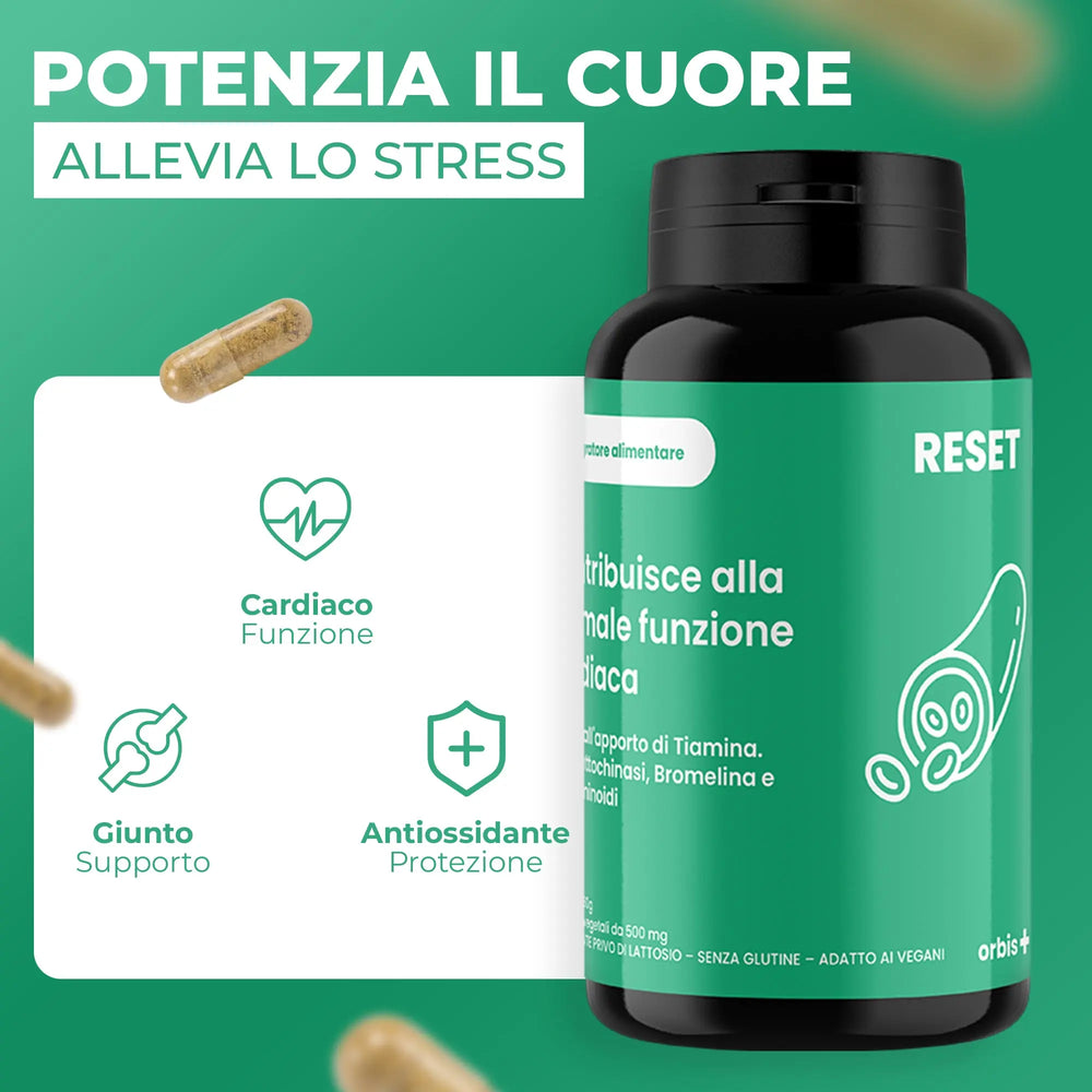 BIOHACKING & ANTI-AGING 🚀 🧠 🔥 (1x TESTO + 1x NEURO + 1x SUGAR + 1x RESET) ORBIS Lifestyle