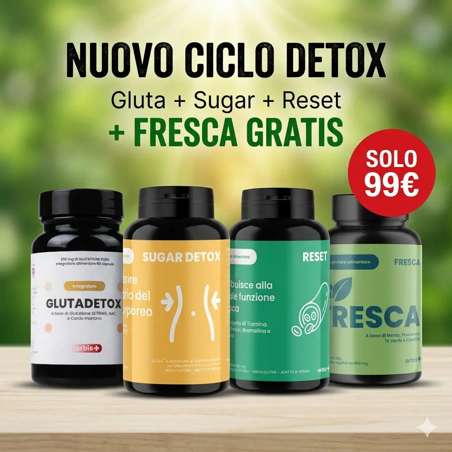 NUOVO CICLO DETOX Gluta+Sugar Reset (+Fresca GRATIS) ORBIS Lifestyle