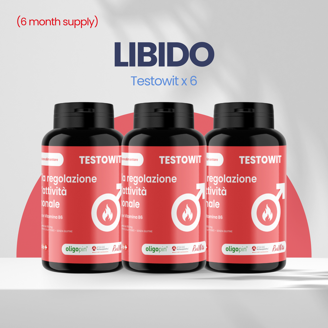 🔥 LIBIDO (6-Mesi di Scorta): TESTOWIT x 6 - ORBIS Lifestyle