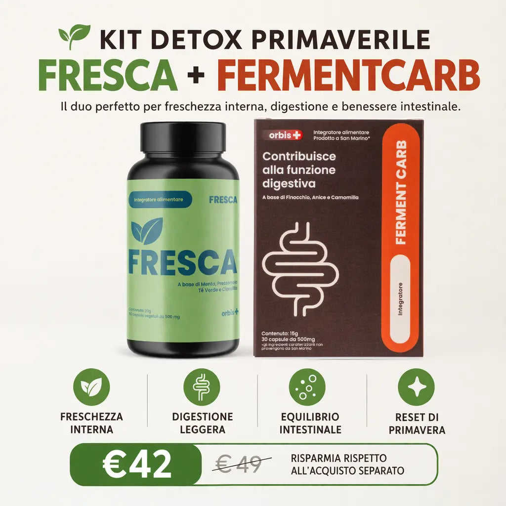 🌿 Kit Detox Primaverile – FRESCA + FERMENTCARB ORBIS Lifestyle