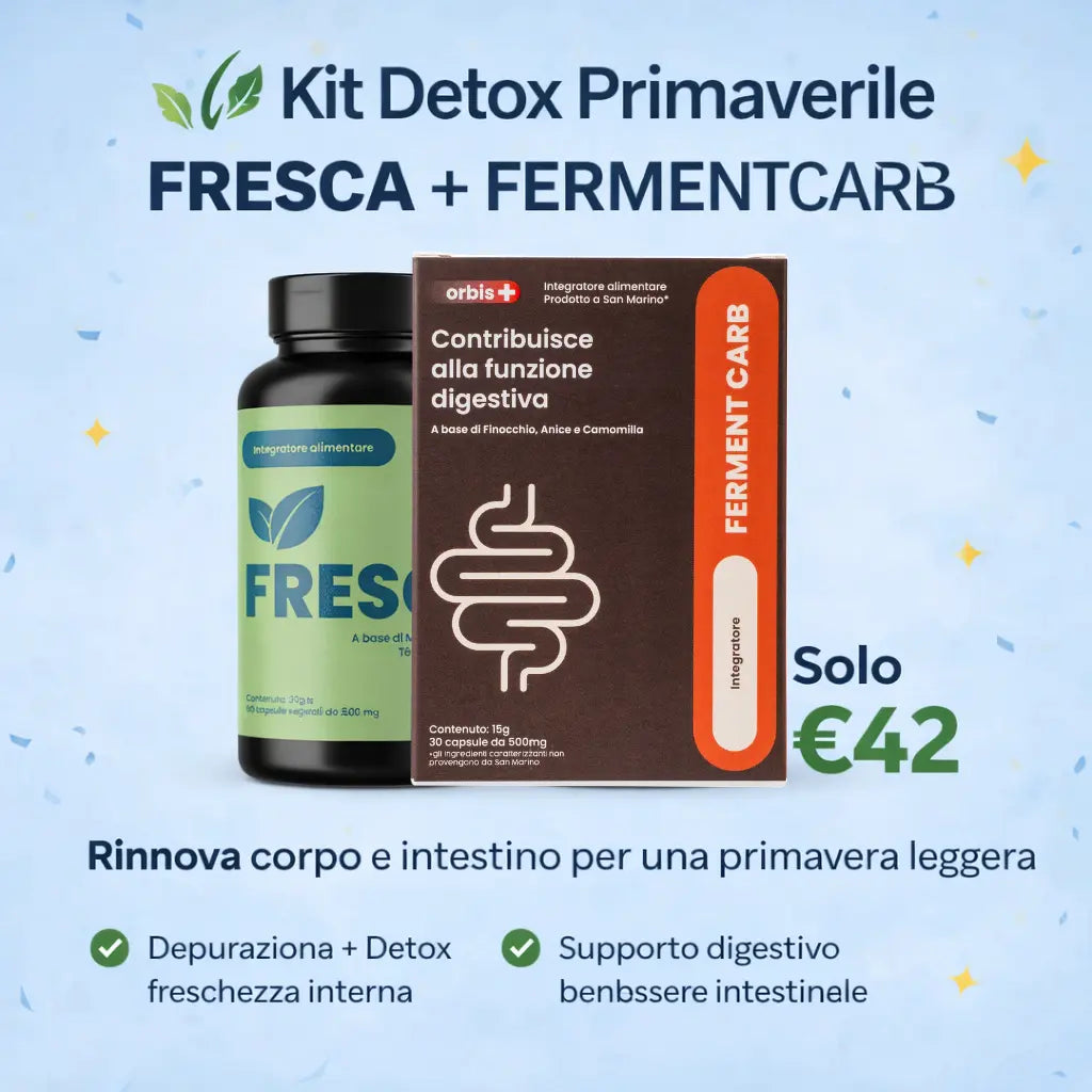 🌿 Kit Detox Primaverile – FRESCA + FERMENTCARB ORBIS Lifestyle