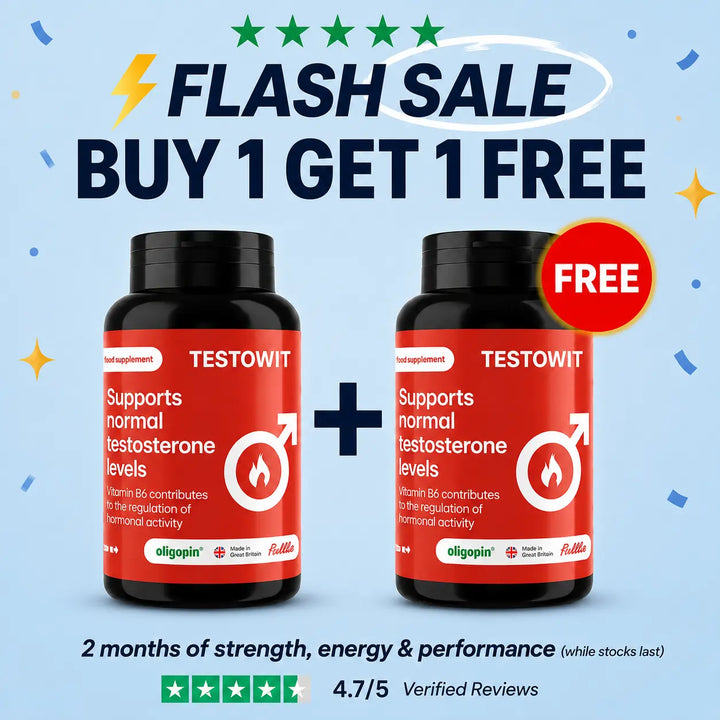 TESTOWIT | Natural Testosterone Support - 1+1 FREE ORBIS Lifestyle