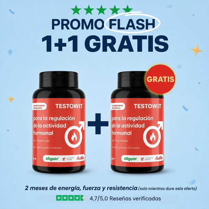 TESTOWIT - Regolazione ormonale 120 cps - 2x1 🇪🇸 ORBIS Lifestyle