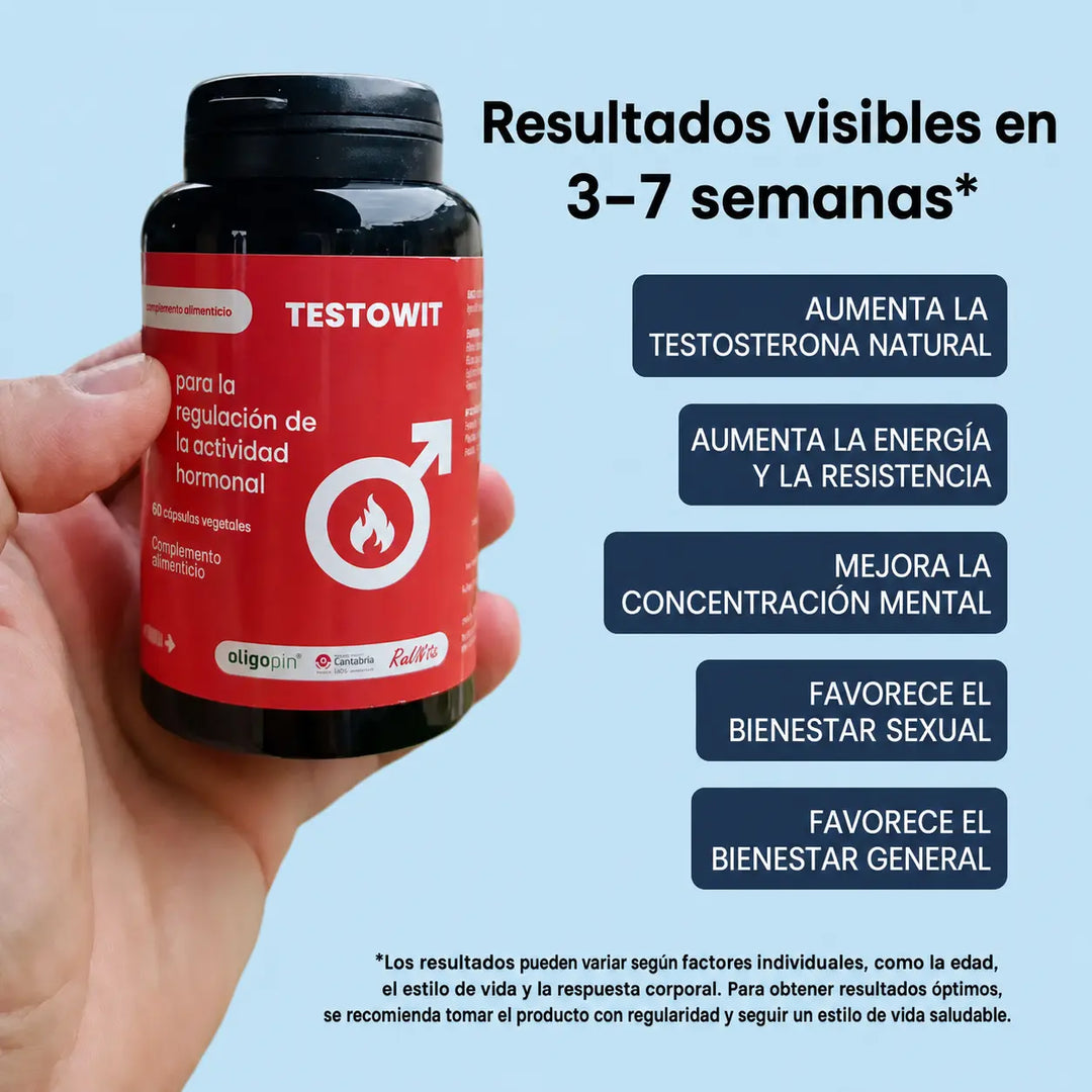 TESTOWIT - Regolazione ormonale 120 cps NEW! PROMO! 🇪🇸 ORBIS Lifestyle
