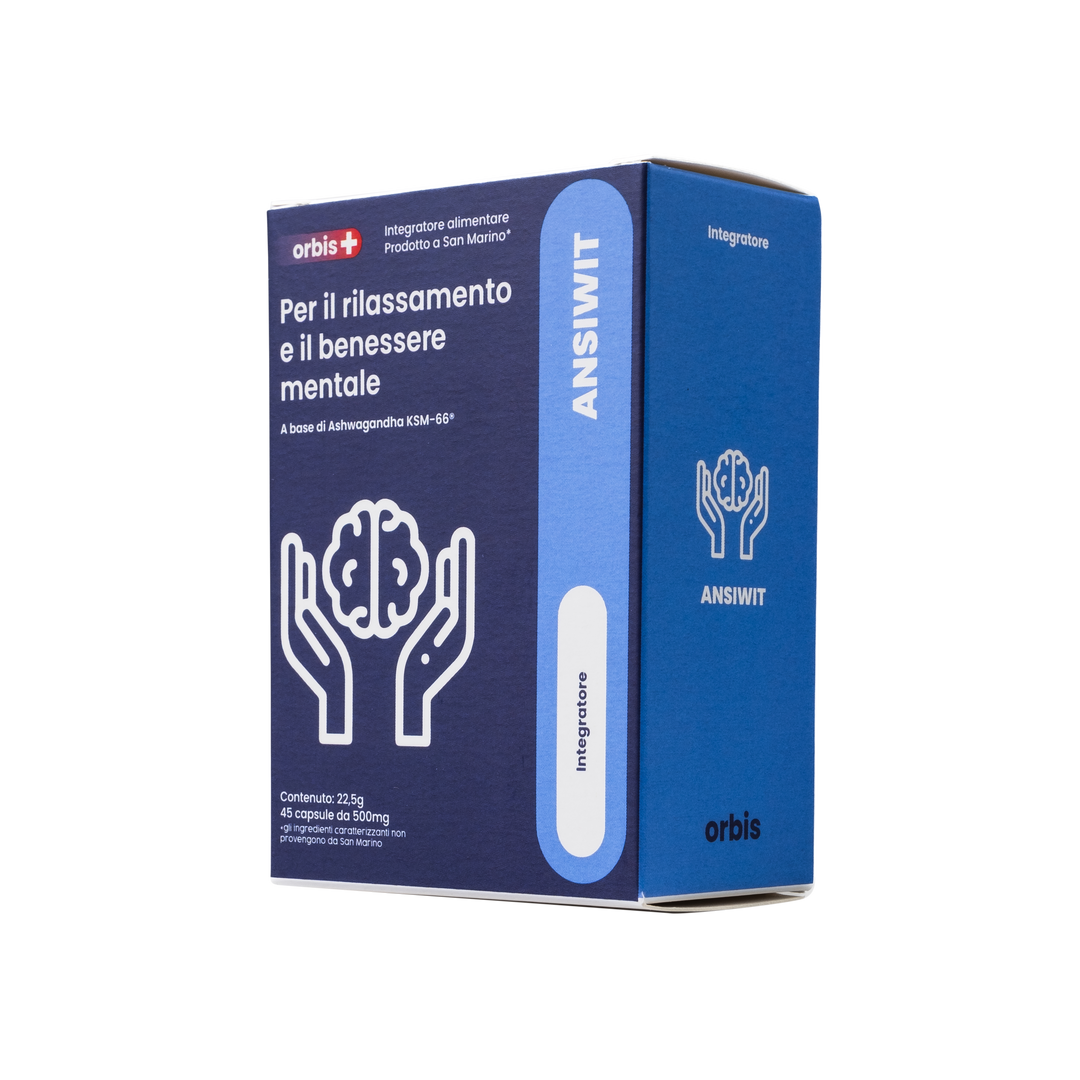 ANSIWIT - Ashwagandha KSM66®, Magnolia, Jujube (45 Capsules) - ORBIS Lifestyle